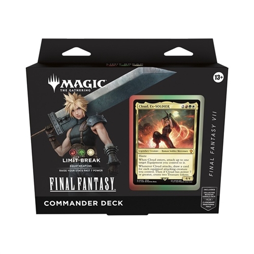 Final Fantasy - Commander deck - Limit Break FF7 - Magic the Gathering